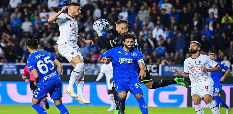 Empoli vs AC Milan trận đấu đầy điên rồ